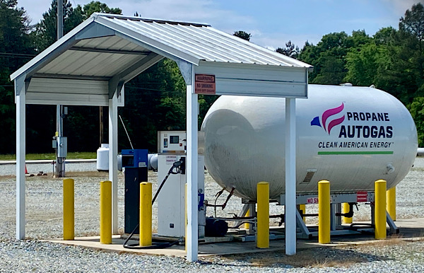 Autogas filling station